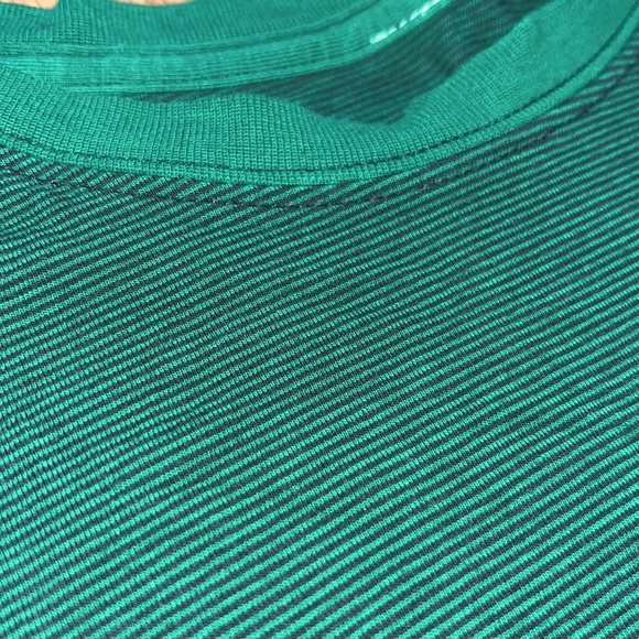 Green Striped Lululemon Short Sleeve. Size Small - Picture 2 of 3